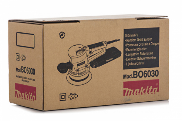Эксцентриковая шлифовальная машина MAKITA ВО6030 150 мм, 310 Вт