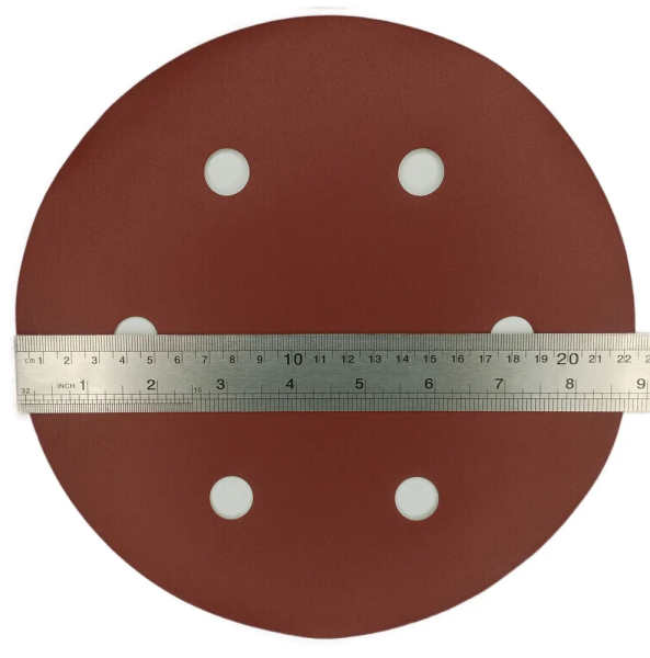 Круг шлифовальный 6 отверстий 225х22 P80