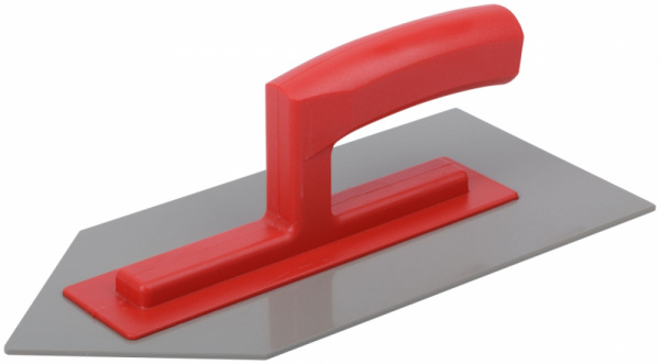 Гладилка нержавеющая с деревянной ручкой, зубчатая, 4х4 мм 130х280 мм STAYER PROFI