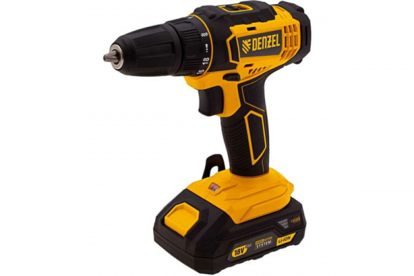 Дрель шуруповёрт аккумуляторная DENZEL CDL-18-02BM Li-lon