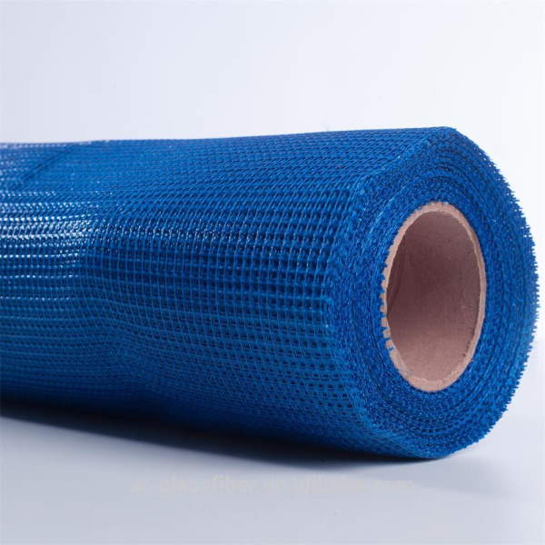 Сетка фасадная 5х5 синяя 1х25м