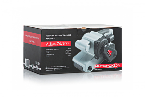 Ленточная шлифмашина Интерскол ЛШМ-76/900Э