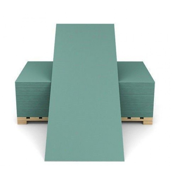 Гипсокартонный лист (ГКЛВ) Волма влагостойкий 2500х1200х12,5мм